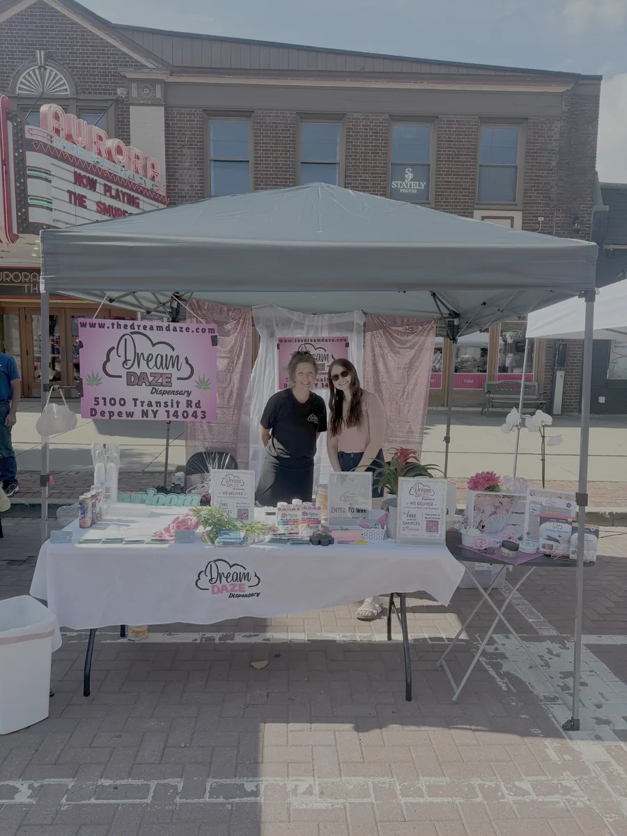 Dream Daze team at a community event booth in Western New York